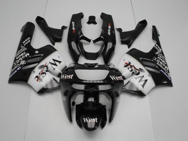 Carene Moto ZX9R 94-97 - Nero Bianco West