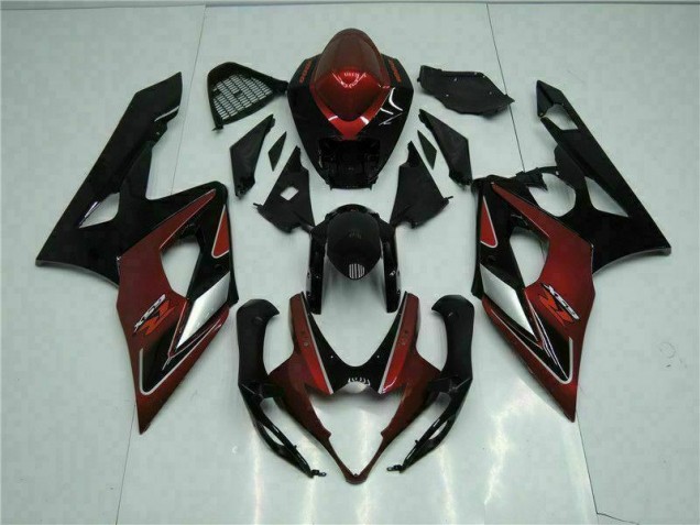 Carrozzeria Moto & Carena Moto GSXR 1000 K5 05-06 - Rosso Nero Carrozzeria Moto & Carena Moto GSXR 1000 K5 05-06 - Rosso Nero