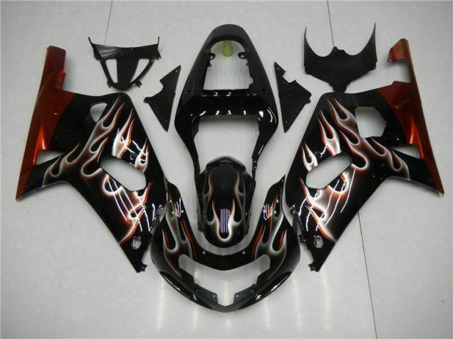 Carrozzeria Moto & Carena Moto GSXR 600 / 750 K1 K2 K3 01-03 - Nero Carrozzeria Moto & Carena Moto GSXR 600 / 750 K1 K2 K3 01-03 - Nero