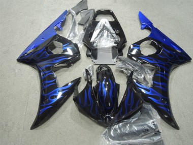 Carrozzeria Moto & Carena Moto R6 03-05 - Nero Blu Fiamma