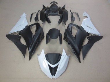 Carrozzeria Moto & Carena Moto ZX6R 13-18 - Nero Bianco