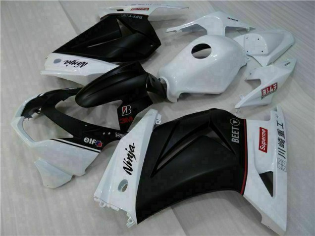 Kit Carena Moto & Plastica Moto EX250 08-12 - Bianco Nero Ninja