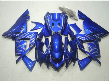 Kit Carena Moto & Plastica Moto ZX10R 03-05 - Blu Bianco Fiamma