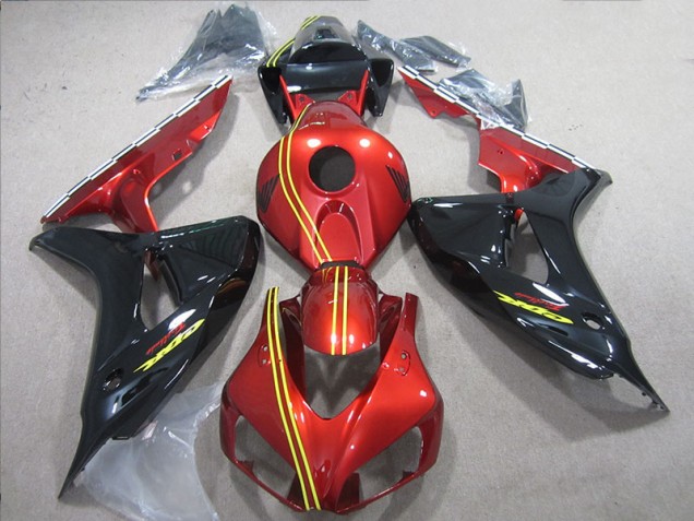 Kit Carenatura Iniezione CBR 1000 RR 06-07 - Nero Rosso Giallo Kit Carenatura Iniezione CBR 1000 RR 06-07 - Nero Rosso Giallo