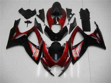 Kit Carenatura Iniezione GSXR 600 / 750 K6 06-07 - Rosso Nero