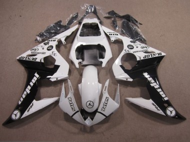 Kit Carenatura Iniezione R6 03-05 - Bianco Nero