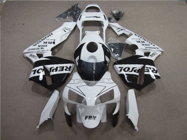 Kit Carenatura Moto Completa CBR 600 RR 05-06 - Bianco Nero Repsol
