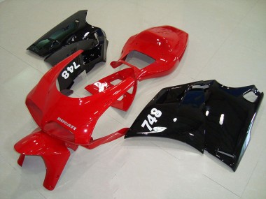 Kit Carenatura Moto Completa Ducati 748 916 996 996S 93-05 - Rosso Nero