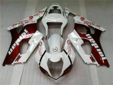 Kit Carenatura Moto Completa GSXR 1000 K3 03-04 - Rosso Bianco