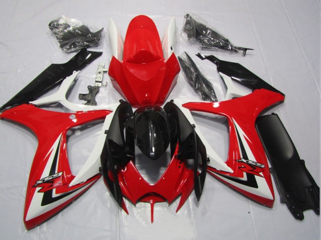 Kit Carenatura Moto Completa GSXR 600 K6 06-07 - Nero Rosso