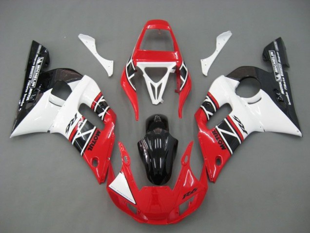 Kit Carenatura Moto Completa R6 98-02 - Rosso Bianco Nero Kit Carenatura Moto Completa R6 98-02 - Rosso Bianco Nero