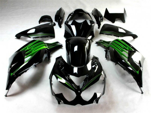 Kit Carenatura Moto Completa ZX14R ZZR 1400 12-21 - Nero Verde Kit Carenatura Moto Completa ZX14R ZZR 1400 12-21 - Nero Verde