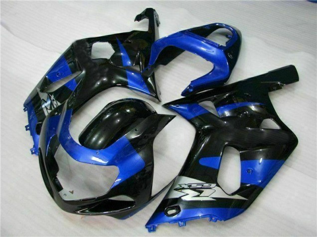 Kit Carenatura Moto GSXR 600 / 750 K1 K2 K3 01-03 - Blu Nero