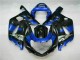 Kit Carenatura Moto GSXR 600 / 750 K1 K2 K3 01-03 - Blu Nero