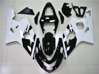 Kit Carenatura Moto Iniezione GSXR 600 / 750 K4 04-05 - Bianco Nero