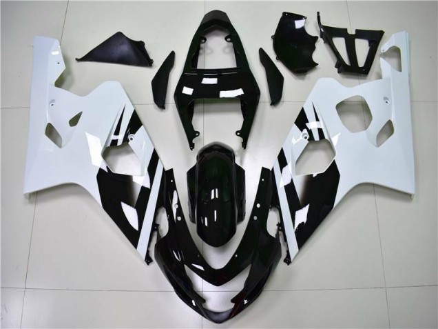 Kit Carenatura Moto Iniezione GSXR 600 / 750 K4 04-05 - Bianco Nero Kit Carenatura Moto Iniezione GSXR 600 / 750 K4 04-05 - Bianco Nero