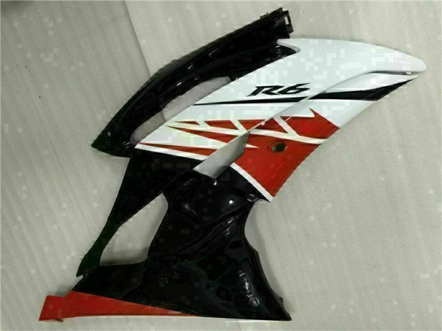 Kit Carenatura Moto Iniezione R6 08-16 - Bianco Nero