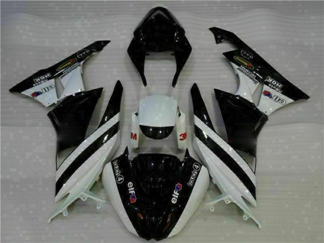 Kit Carenatura Moto Iniezione ZX6R 09-12 - Nero Bianco 3M Touch4 Kit Carenatura Moto Iniezione ZX6R 09-12 - Nero Bianco 3M Touch4