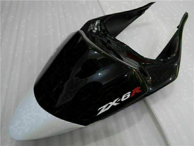 Kit Carenatura Moto Iniezione ZX6R 09-12 - Nero Bianco 3M Touch4 Kit Carenatura Moto Iniezione ZX6R 09-12 - Nero Bianco 3M Touch4