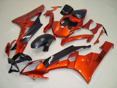 Kit Carenatura Moto R6 06-07 - Arancia Nero Opaco