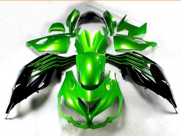 Kit Carenatura Moto ZX14R ZZR 1400 12-21 - Nero Verde Kit Carenatura Moto ZX14R ZZR 1400 12-21 - Nero Verde