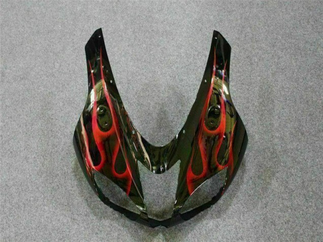 Kit Carenatura Moto ZX6R 07-08 - Nero Rosso Fiamma