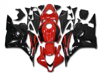 Kit Carenatura Motocicletta Completo ABS CBR 600 RR 09-12 - Rosso Nero