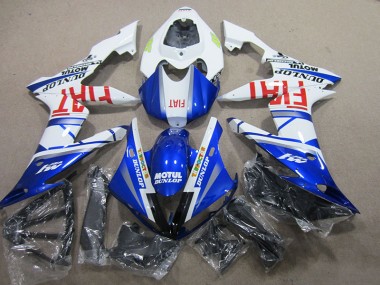 Kit Carenatura Motocicletta Completo ABS R1 04-06 - Blu Bianco Motul Fiat