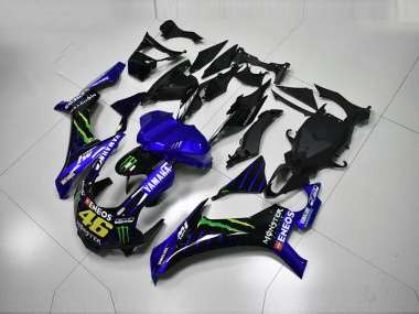 Kit Carenatura Motocicletta Completo ABS R1 15-19 - Blu Blu Bianco ENEOS 46 Monster