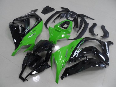Kit Carenatura Motocicletta Completo ABS ZX10R 11-15 - Verde & Nero