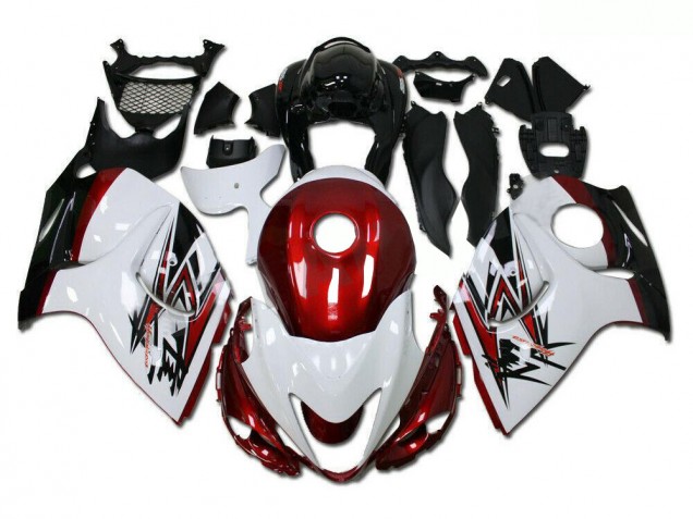 Kit Carene GSXR 1300 Hayabusa 08-19 - Bianco Rosso