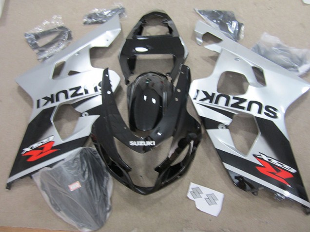 Kit Carene GSXR 750 K4 04-05 - Nero Bianco Kit Carene GSXR 750 K4 04-05 - Nero Bianco