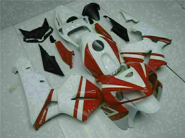 Kit Carene Moto CBR 600 RR 05-06 - Bianco Rosso Kit Carene Moto CBR 600 RR 05-06 - Bianco Rosso