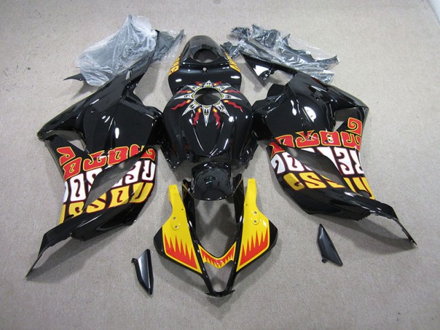 Kit Carene Moto Completa CBR 600 RR 09-12 - Nero Giallo Kit Carene Moto Completa CBR 600 RR 09-12 - Nero Giallo