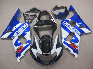 Kit Carene Moto Completa GSXR 1000 K1 00-02 - Blu Bianco Decal