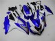Kit Carene Moto Completa GSXR 600 / 750 K8 08-10 - Bianco Blu Kit Carene Moto Completa GSXR 600 / 750 K8 08-10 - Bianco Blu