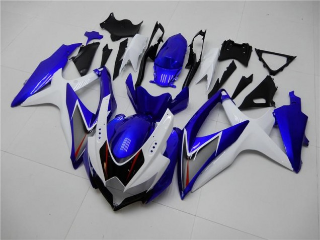 Kit Carene Moto Completa GSXR 600 / 750 K8 08-10 - Bianco Blu Kit Carene Moto Completa GSXR 600 / 750 K8 08-10 - Bianco Blu