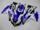 Kit Carene Moto Completa GSXR 600 / 750 K8 08-10 - Bianco Blu Kit Carene Moto Completa GSXR 600 / 750 K8 08-10 - Bianco Blu