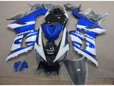 Kit Carene Moto Completa ZX6R 05-06 - Blu Bianco