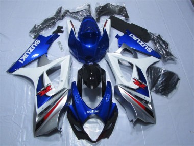 Kit Carene Moto GSXR 1000 K7 07-08 - Blu Bianco