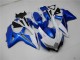 Kit Carene Moto GSXR 600 / 750 K8 08-10 - Bianco Blu Kit Carene Moto GSXR 600 / 750 K8 08-10 - Bianco Blu