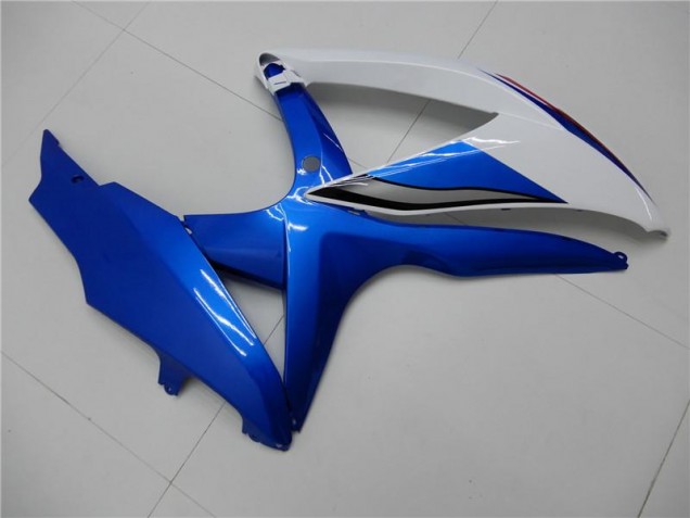 Kit Carene Moto GSXR 600 / 750 K8 08-10 - Bianco Blu Kit Carene Moto GSXR 600 / 750 K8 08-10 - Bianco Blu