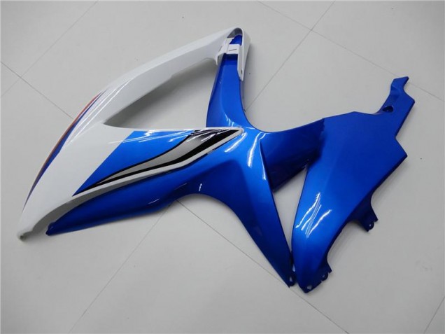 Kit Carene Moto GSXR 600 / 750 K8 08-10 - Bianco Blu Kit Carene Moto GSXR 600 / 750 K8 08-10 - Bianco Blu