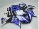 Kit Carene Moto R1 12-14 - Blu Bianco Nero Kit Carene Moto R1 12-14 - Blu Bianco Nero