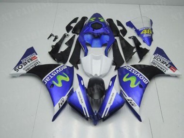 Kit Carene Moto R1 12-14 - Blu Bianco Nero
