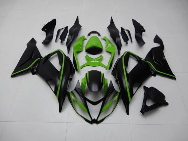Kit Carene Moto ZX6R 13-18 - Nero Verde