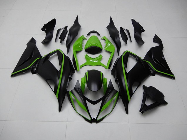 Kit Carene Moto ZX6R 13-18 - Nero Verde Kit Carene Moto ZX6R 13-18 - Nero Verde