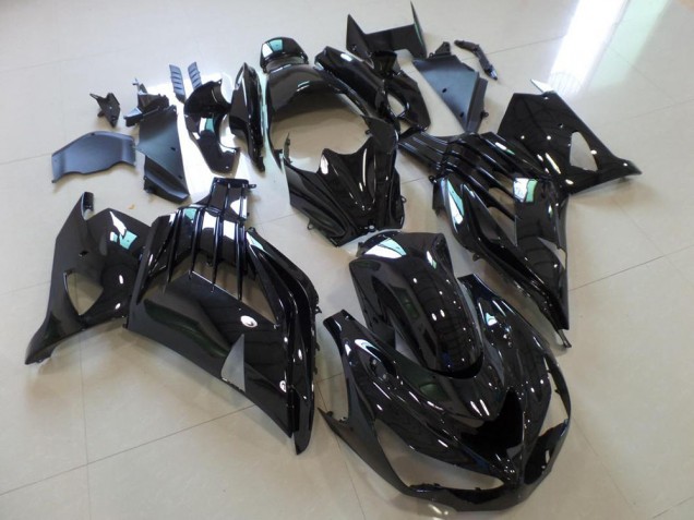 Kit Carene ZX14R ZZR 1400 12-21 - Lucido Nero Kit Carene ZX14R ZZR 1400 12-21 - Lucido Nero