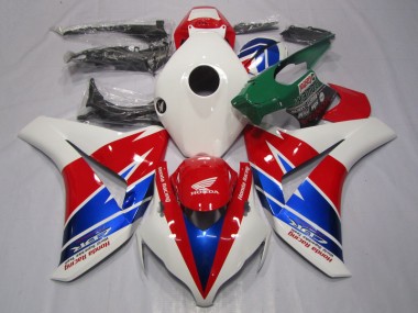 Kit Completo Carenatura Moto ABS CBR 1000 RR 08-11 - Rosso Bianco Blu
