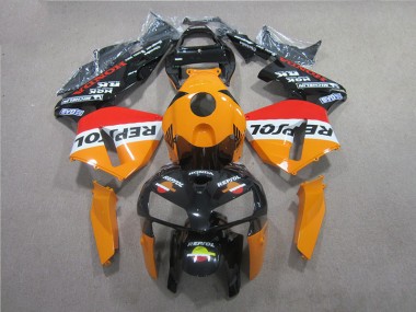 Kit Completo Carenatura Moto ABS CBR 600 RR 05-06 - Arancia Nero Repsol
